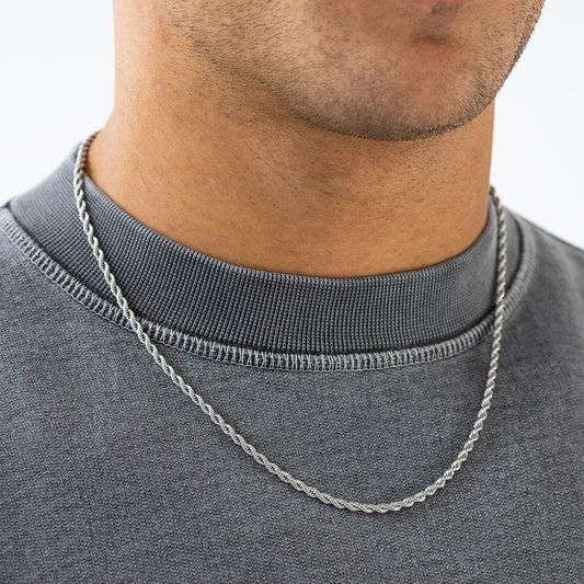 "ROPE" CHAIN 3MM (SILVER)