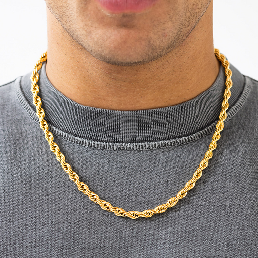 "ROPE" CHAIN 6MM (18K GOLD)