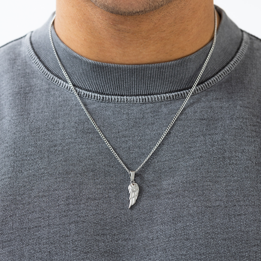 "WING" PENDANT (SILVER)